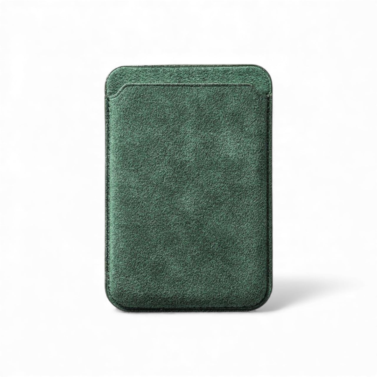 Alcantara Korthållare med MagSafe – Midnight Green