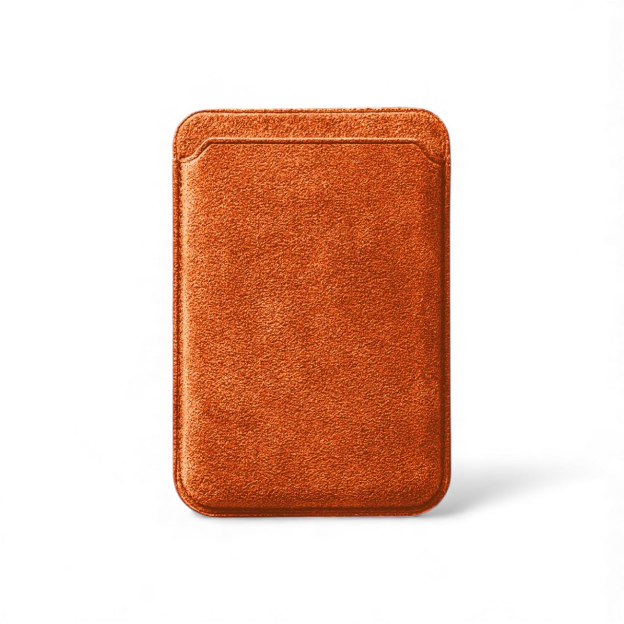 Alcantara Korthållare med MagSafe – Orange