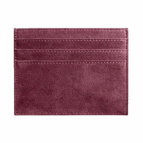Alcantara Korthållare – Wine Red
