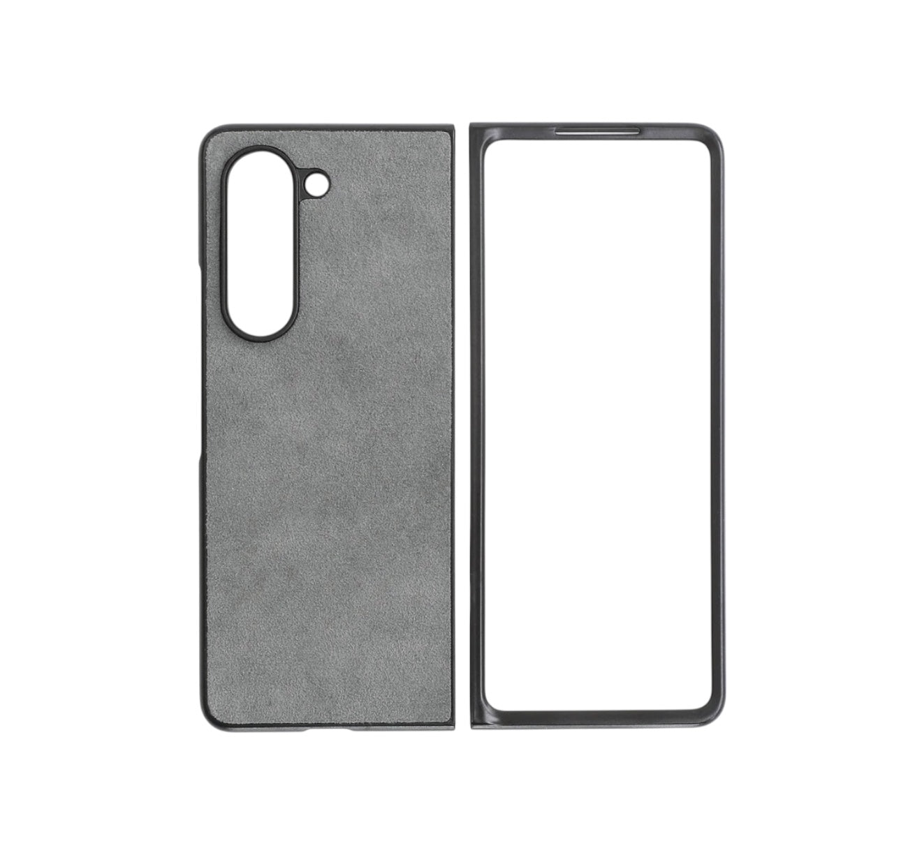 Samsung Galaxy Z Fold 5/6 Alcantara Skal – Nardo Gray