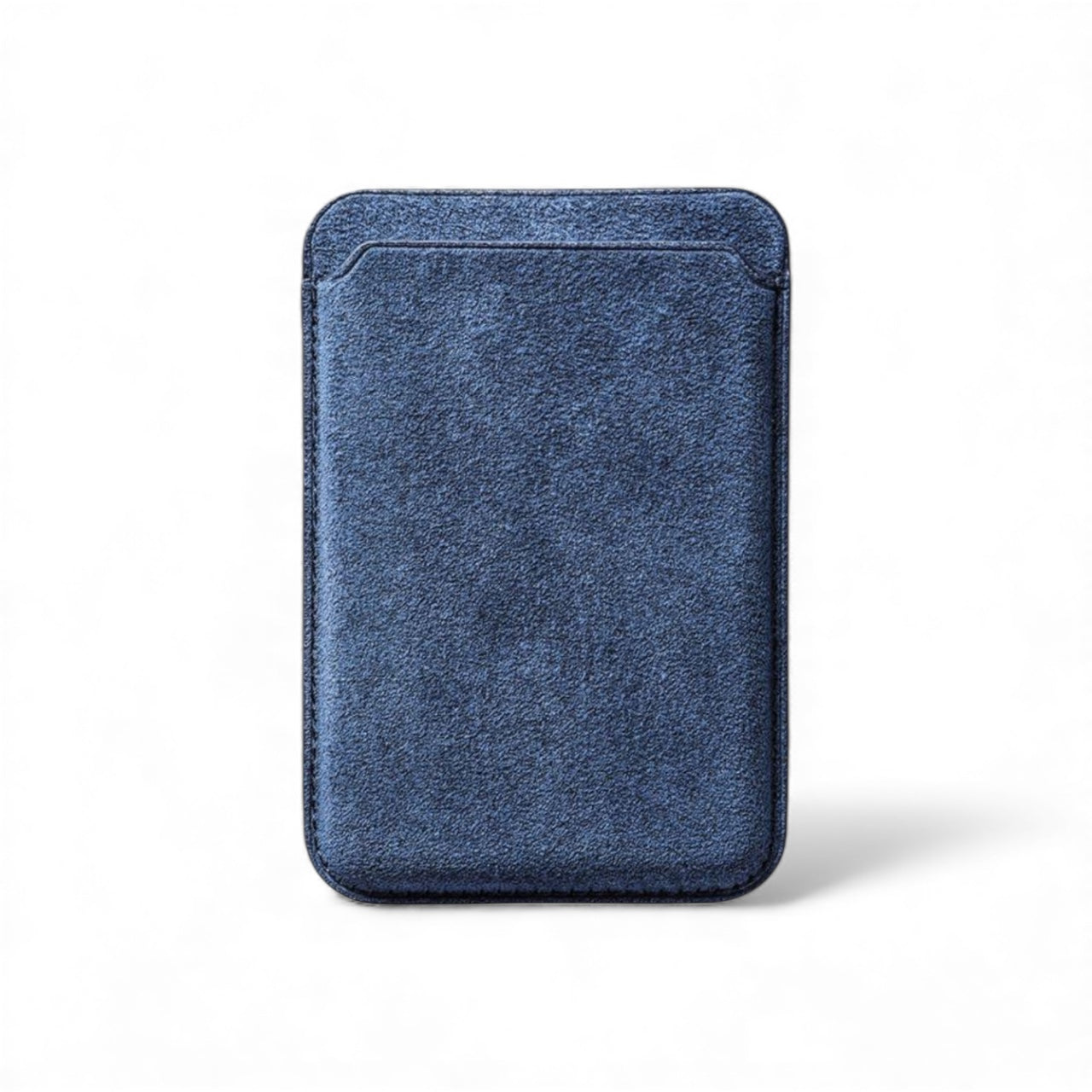 Alcantara Korthållare med MagSafe – Ocean Blue