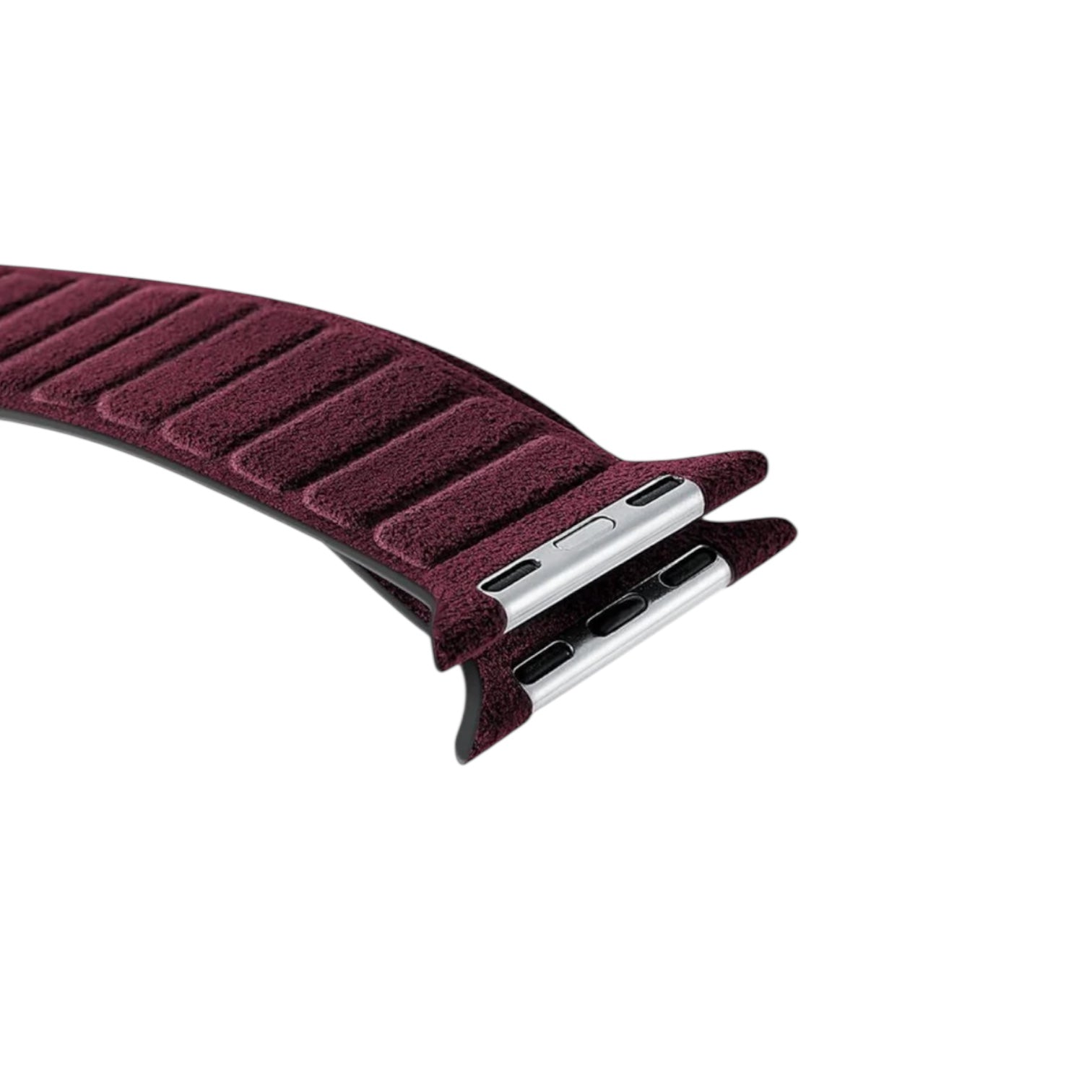 Alcantara Apple Watch Armband – Wine Red