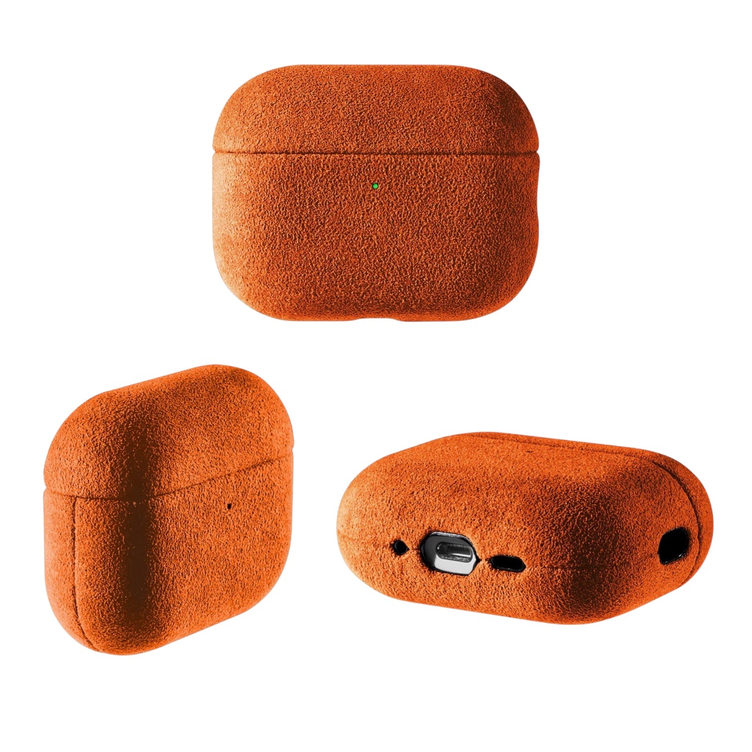 AirPods Alcantara Skal – Orange