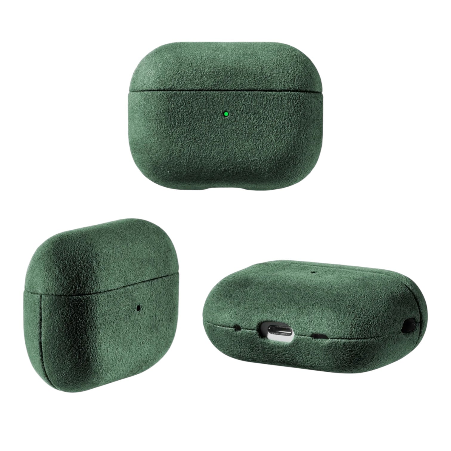 AirPods Alcantara Skal – Midnight Green
