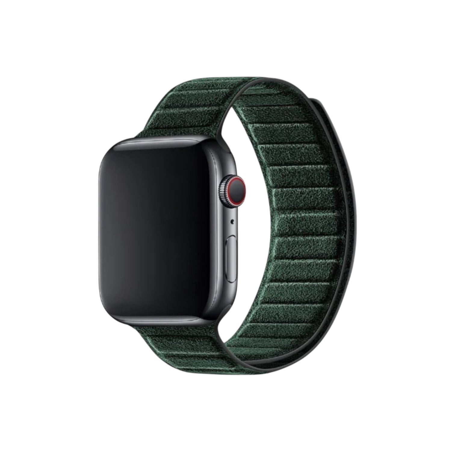 Alcantara Apple Watch Armband – Midnight Green