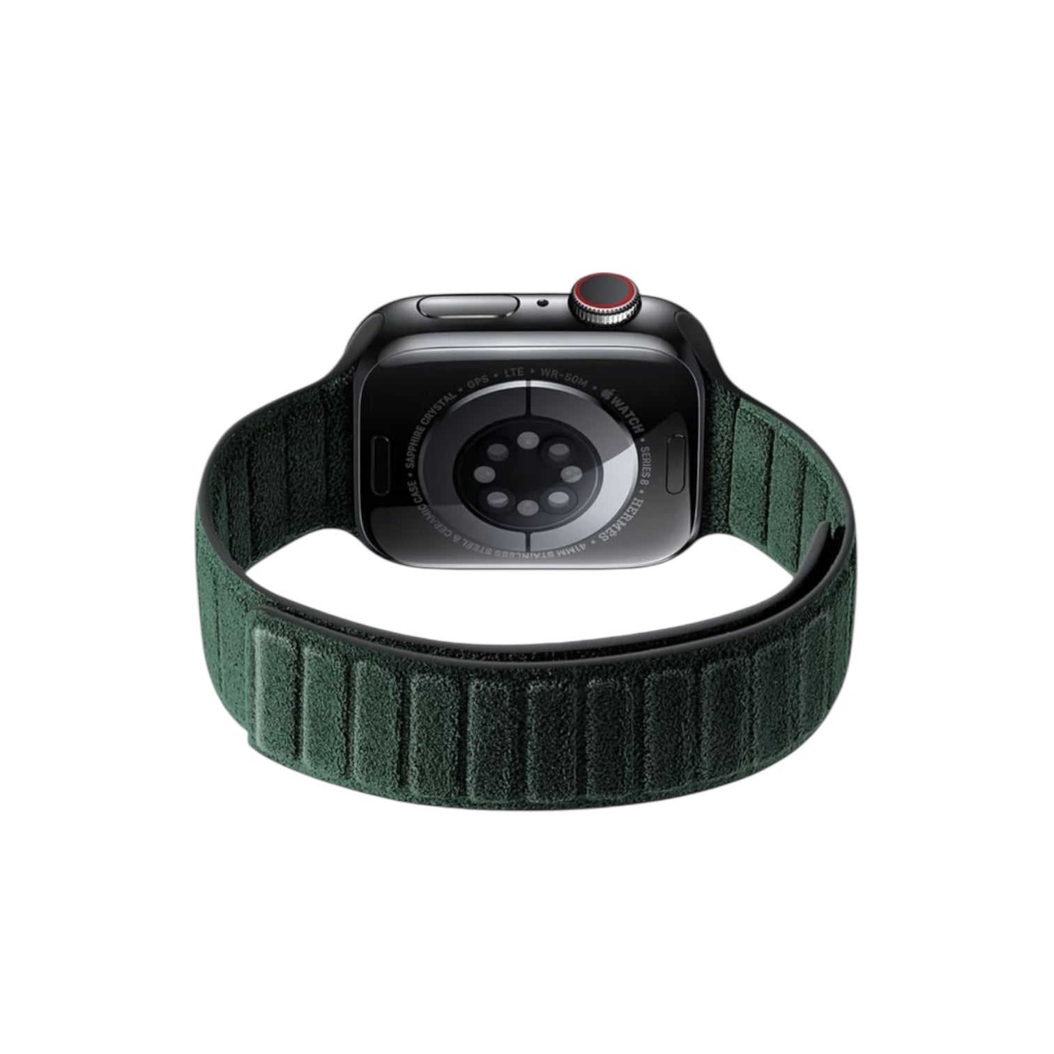 Alcantara Apple Watch Armband – Midnight Green
