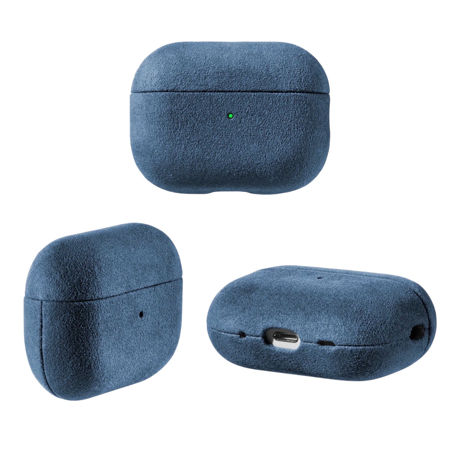 AirPods Alcantara Skal – Ocean Blue