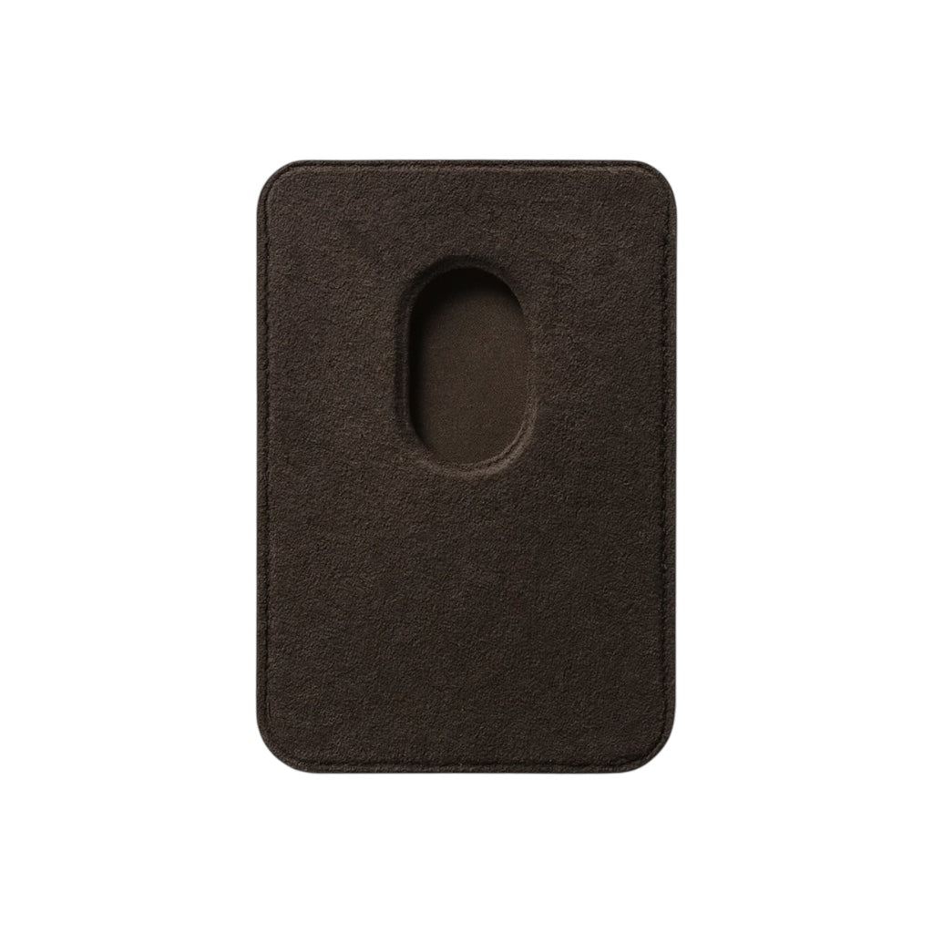 iPhone Alcantara Skal och Korthållare med MagSafe – Brown