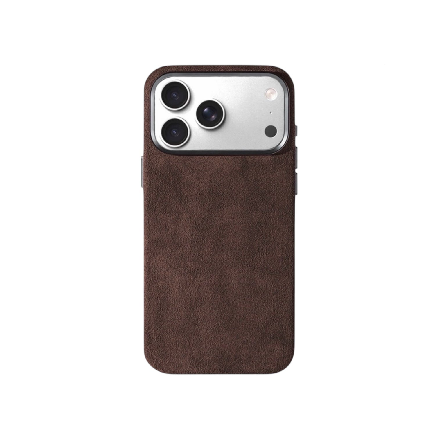 iPhone Alcantara Skal med MagSafe – Brown