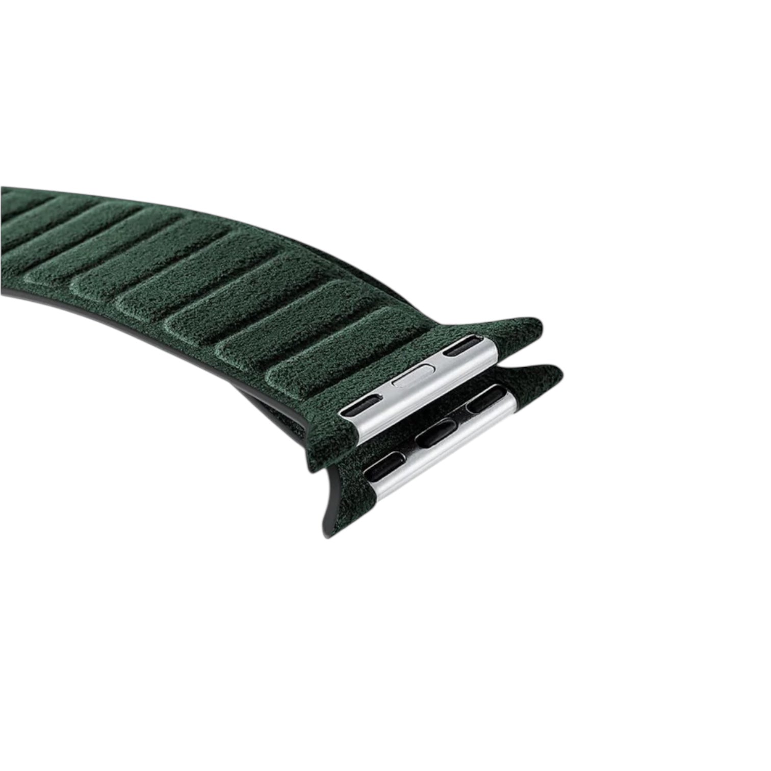 Alcantara Apple Watch Armband – Midnight Green