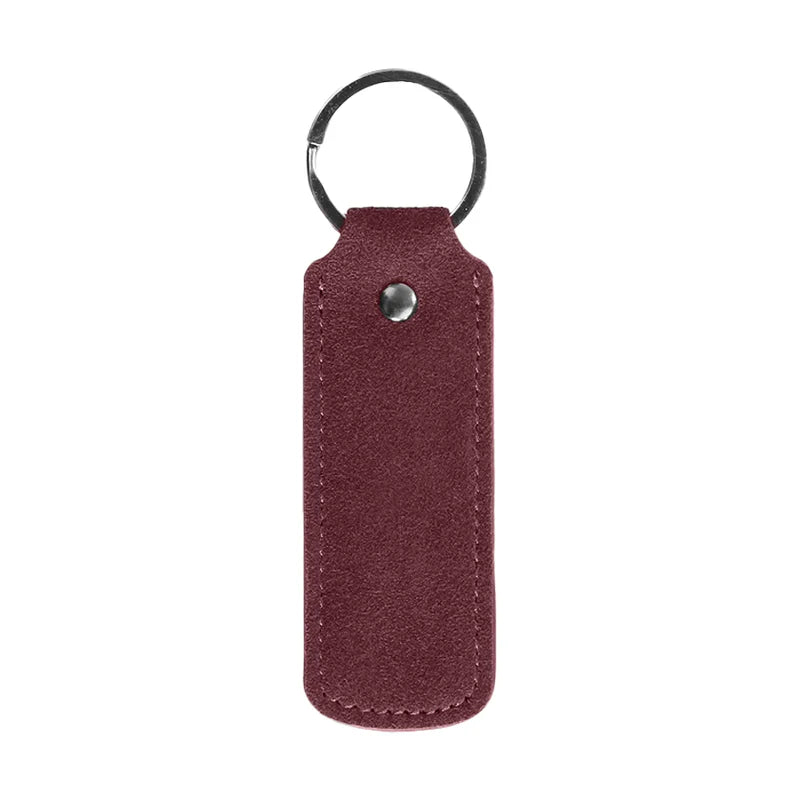 Alcantara Nyckelring - Wine Red