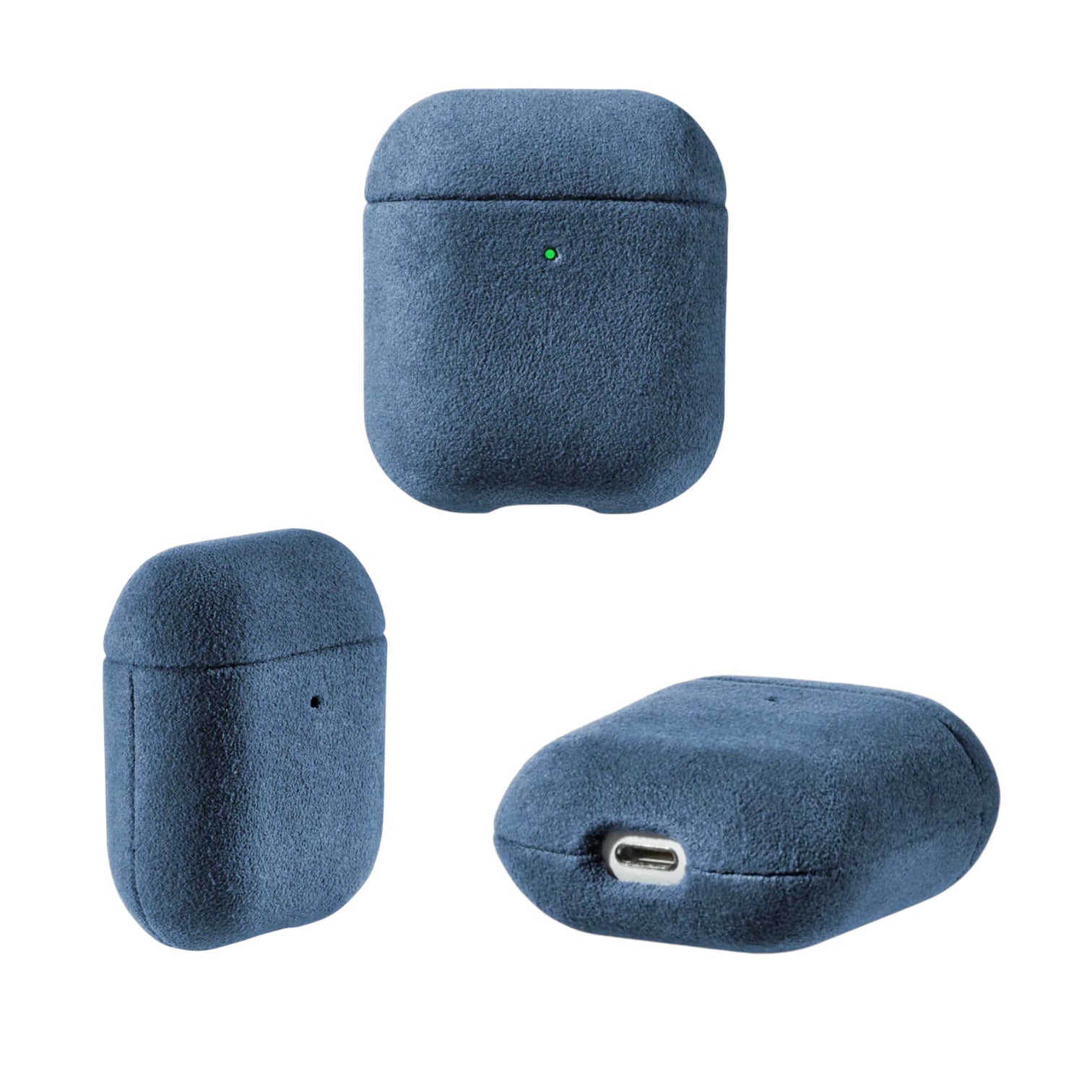 AirPods Alcantara Skal – Ocean Blue