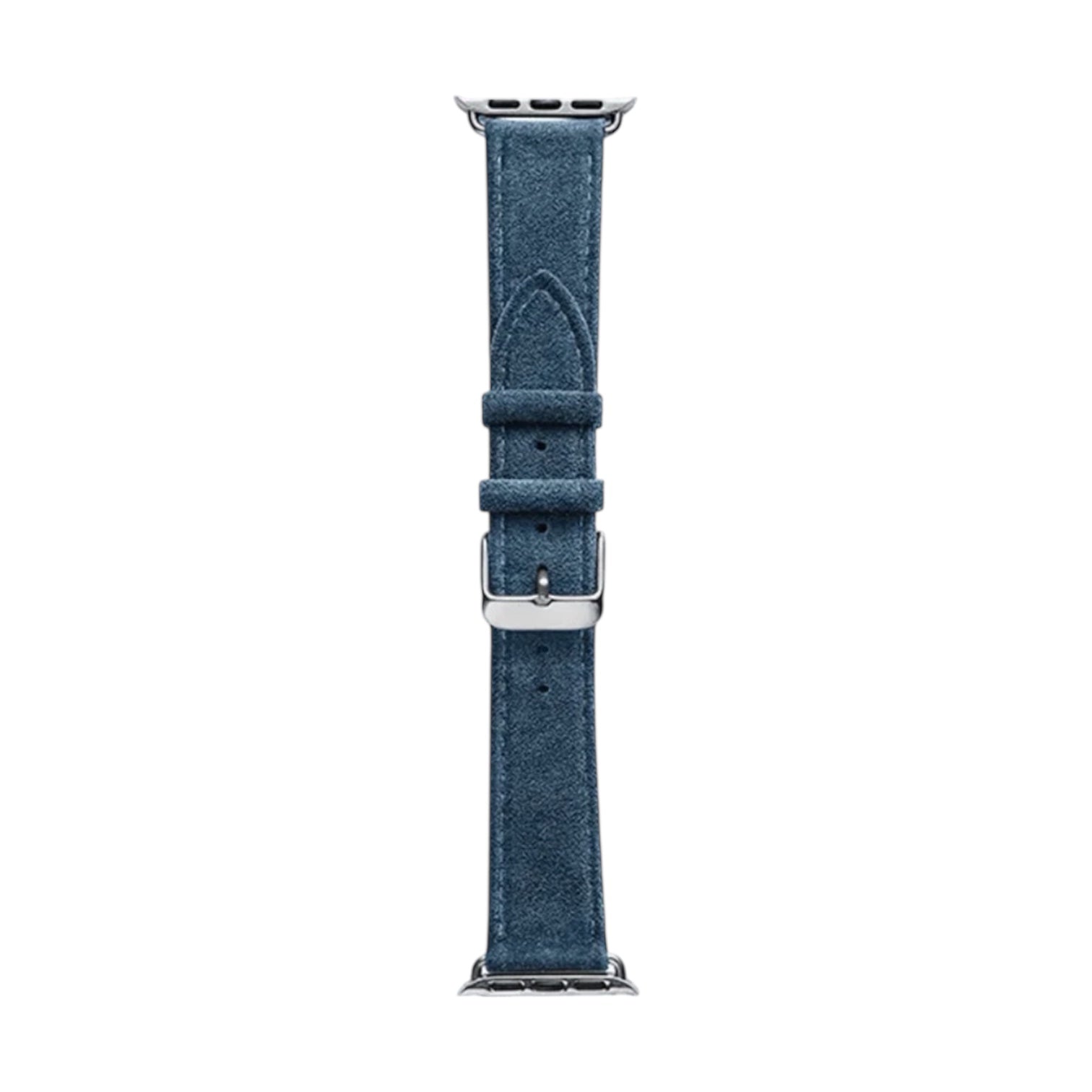 Alcantara Apple Watch Armband med Spänne – Ocean Blue