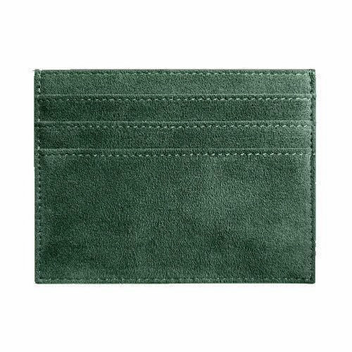 Alcantara Korthållare – Midnight Green