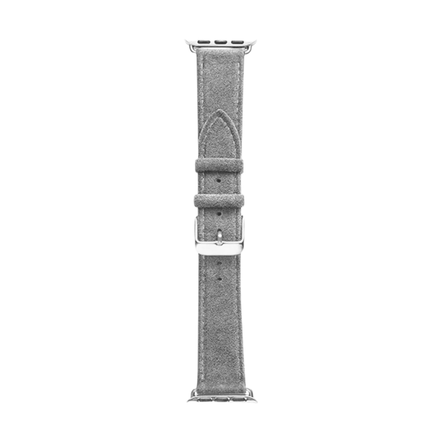 Alcantara Apple Watch Armband med Spänne – Nardo Grey