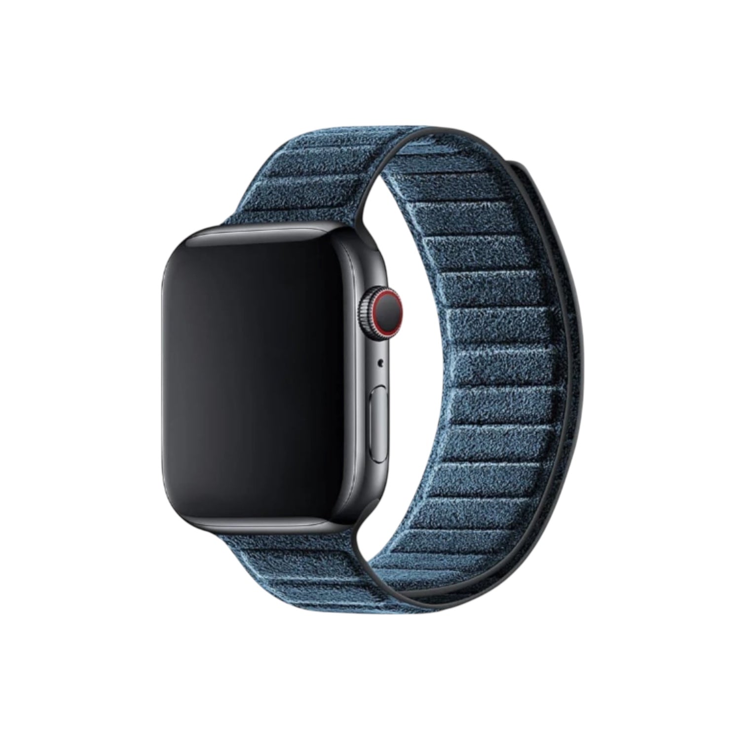 Alcantara Apple Watch Armband – Ocean Blue